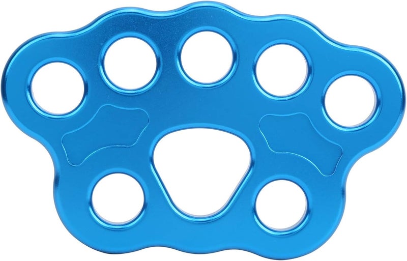 CHICIRIS High Strength Rigging Plate, 45KN Load Capacity, 8-Hole Design, Lightweight Aluminum Alloy Split Connector for Climbing, Mountaineering, Camping, and Ropework Training - Image 5